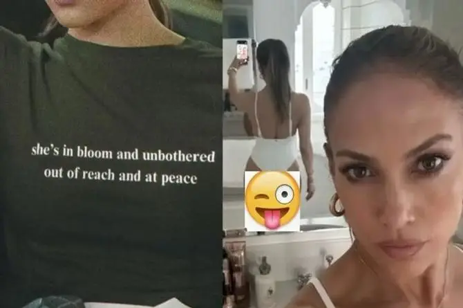 ¡Está cachetona! Jennifer Lopez postea foto y 'luce retaguardia' (+fotos)