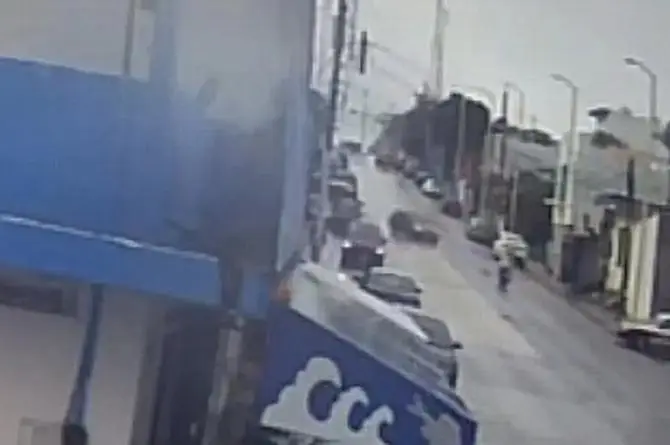 Filtran video de accidente donde murió trágicamente una mujer, en Boca del Río